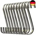 Produktbild: ilauke 10 S Haken Edelstahl Haken Küchenhaken Besteckhalter 18/8 Rostfrei S
