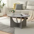 Produktbild: Couchtisch Rindal 80x42 cm Hellgrau [en.casa]