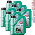 Produktbild: Liqui-Moly 10W-30 Gartengeräteöl Motoröl 6x 1L 4-Takt-Benzin- & Dieselmotoren