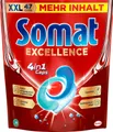 Produktbild: Somat 4in1 Caps Excellence 47 Tabs Spülmaschinentabs (XXL-Pack, [47-St. Geschirrspültabs mit Tiefenreinigung & Spülmaschinenpflege)