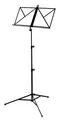Produktbild: Kirstein Notenständer Light - mit Tasche - Bodenschonende Kunststofffüße - Individuell verstellbare Höhe ca. 55-100 cm - Gewicht ca. 1 kg - Schwarz