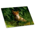 Produktbild: itenga Schreibtischunterlage Fuchs abwischbar rutschfest glatt Kunststoff