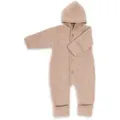Produktbild: Engel Naturkleidung Overall (1-tlg) Baby Fleece Overall mit Kapuze aus Bio Merinoschurwolle braun 62/68