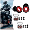 Produktbild: Motorrad Ohrstöpsel Windgeräusche Gehörschutz Silikon 2 Paar XS S M L