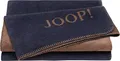 Produktbild: Joop! Wohndecken Uni-Doubleface Marine-karamell