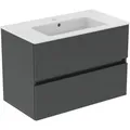 Produktbild: Ideal Standard Möbelpaket Eurovit+ Unterschrank und Waschtisch 81 cm Grau