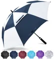 Produktbild: Regenschirm Sturmfest GroßXL Golf Umbrella Stockschirm mit Auf-Zu-Automatik f...