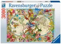 Produktbild: Puzzle Ravensburger Weltkarte mit Schmetterlingen 3000 Teile 3000 Teile