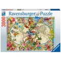 Produktbild: Ravensburger Puzzle 17117 Weltkarte mit Schmetterlingen 3000 Teile Puzzle