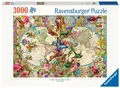 Produktbild: Ravensburger Puzzle Weltkarte mit Schmetterlingen 17117