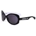Produktbild: Adidas Original Damen 56mm Glänzend Schwarze Sonnenbrille OR0020-01A-56
