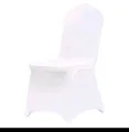 Produktbild: 5 Stk. Universell Stuhlhussen Stuhlbezug Stuhlüberzug Weiß Abnehmbar