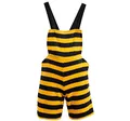 Produktbild: Fritz Fries & Söhne GmbH Damen Kostüm Biene Hummel Fleece Latzhose mit Stachel (XL)