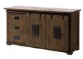 Produktbild: Sideboard Mango 150x45x80 braun lackiert RAILWAY #400