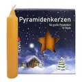 Produktbild: Pyramidenkerzen groß, natur ca. 17 x 105 mm (18 Stück/Pack) Weihnachtskerzen
