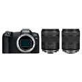 Produktbild: Canon EOS R8 GehÃ¤use + RF 16-28mm f/2,8 IS STM + RF 28-70mm f/2,8 IS STM