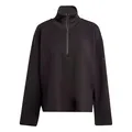 Produktbild: adidas Damen Soft Lux Quarter-Zip Sweatshirt, Black, M
