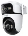 Produktbild: TP-Link Tapo C545D Neu Dual-Objektiv-Überwachungskamera für den Außenbereich, IP-Sicherheitskamera, Draußen, Verkabelt & Kabellos, Decke/Wand/Stange, Weiß, Sphärisch
