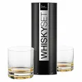 Produktbild: Eisch Whiskyglas 2er Set Gentleman Gold, Whiskybecher, Kristallglas, 400 ml
