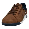 Produktbild: bugatti Herren Schnürstiefel, Männer Stiefel Kaltfutter,Chukka Boots,schnürung,Boots,Winterstiefel,Winterschuhe,Cognac/Dark Blue (6341),40 EU/EU UK