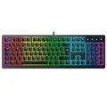 Produktbild: Razer Ornata V3 - Flache Mecha-Membran PC Gaming-Tastatur (Clicky Membran-Switches, Magnetische Soft-Touch-Handballenauflage, Media-Tasten) QWERTZ DE-Layout | Schwarz