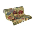 Produktbild: Vliestapete Floral Palmen gelb rot blau Floral Impression 37757-1 (6,05€/1qm)