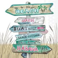 Produktbild: Servietten Lunch 33 x 33 cm 3-lagig 20 Servietten Straßenschild Urlaub