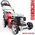 Produktbild: Rasenmäher Benzin mit Antrieb 5PS 46cm Schnittbreite 60L Mäher Stahlgehäuse