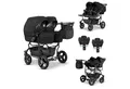 Produktbild: BabyMerc Zwillingswagen Twin Star 5 in 1 inkl. Sportsitze, Autositze und Isos in 16 Farben