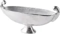 Produktbild: MichaelNoll Dekoschale Schale Aluminium Silber Deko - Moderne Dekoschale aus Metall - 51 cm