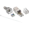 Produktbild: InLine® RJ45 Stecker Cat.6A 500MHz, feldkonfektionierbar, geschirmt
