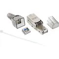 Produktbild: INLINE RJ45 Stecker Cat,6A 500MHz, feldkonfektionierbar, geschirmt