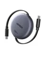 Produktbild: UGREEN Einziehbares USB-C-auf-USB-C-Ladekabel 100 W, Schnellladung, 4-Länge verstellbar (0,36/0,6/0,82/1 m), Auto-Rücklauf-Typ-C-Kabel für MacBook, iPad, iPhone Air/17/16, Galaxy S25 (Space Grau 1m)