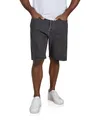 Produktbild: JACK & JONES Jeans Shorts Herren Baggy Fit JJIALEX JJCOOPER Kurze Hosen Bermuda Shorts Sommer Denim Einfarbig, Größe:L, Farbe:Black Denim (12281039)
