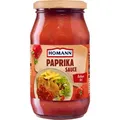 Produktbild: Homann Saucen, Homann Paprika Sauce nach Balkan Art mit Tomaten und Paprika 400ml