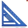 Produktbild: Zimmermannswinkel Multifunktional Winkelmesser 180mm Dreieckslineal