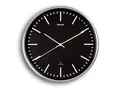 Produktbild: MAUL | Wanduhr MAULfly | Aluminium gebürstet | Ø 305 mm | Funkuhrwerk | Schwarz