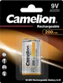 Produktbild: Camelion Ni-MH Rechargeable Akku 9V Block 200 mAh 1er Blister 17020122