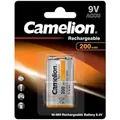 Produktbild: Camelion 9V NiMH Akku 8,45 Volt mit 200mAh 1 Stück HR6F22 Abmessungen 26,1 x 15,2 x 48,5mm