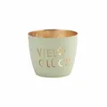 Produktbild: Gift Company Windlicht Madras Viel Glück M, Teelichthalter, Eisen, Pastellgrün