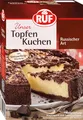 Produktbild: RUF Russischer Zupfkuchen, Backmischung für einen Käsekuchen mit schokoladigem Streuselteig, Topfenkuchen, vegan