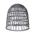 Produktbild: Star Trading Lampenschirm Knute, Rattan, Grau, E27, Außenbereich, 50 cm