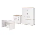 Produktbild: Roba Zimmerset Pia 3-teilig Kinderbett 70x140cm Wickelkommode & Schrank TOP