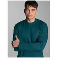 Produktbild: Trigema T-Shirt TRIGEMA Langarmshirt aus 100% Baumwolle (1-tlg) blau XXXL (62/64)