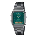 Produktbild: Uhr CASIO AQ-230EGG-3AEF Edelstahl Schwarz Grun Chrono Alarm Vintage