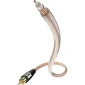 Produktbild: Inakustik 003083101 Cinch Audio Anschlusskabel [1x Cinch-Stecker - 1x Cinch-Stecker] 10.00 m Transparent vergoldete Steckkontakte