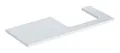 Produktbild: Geberit ONE Waschtischplatte für Aufsatzwaschtisch mit Ausschnitt rechts 1200 x 30 x 470 mm - Weiß Hochglänzend - 505325001