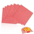 Produktbild: 100 Blatt Lebensmittelverpackung Papier27.9 x 27.9 cm WachspapierEinweg Fettd...