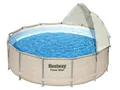Produktbild: Bestway 58681 Sonnenschutzdach Pooldach Dach Dome Pool Steel Frame Ø 305-549cm
