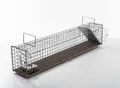 Produktbild: Marderfalle Lebendfalle 80x15x19 cm Metall zinkfarben sicher & effektiv